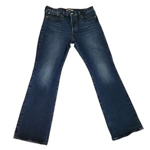 LEVI’S Wedgie Bootcut Jeans Dark Wash High Rise Button Fly w32 l32
